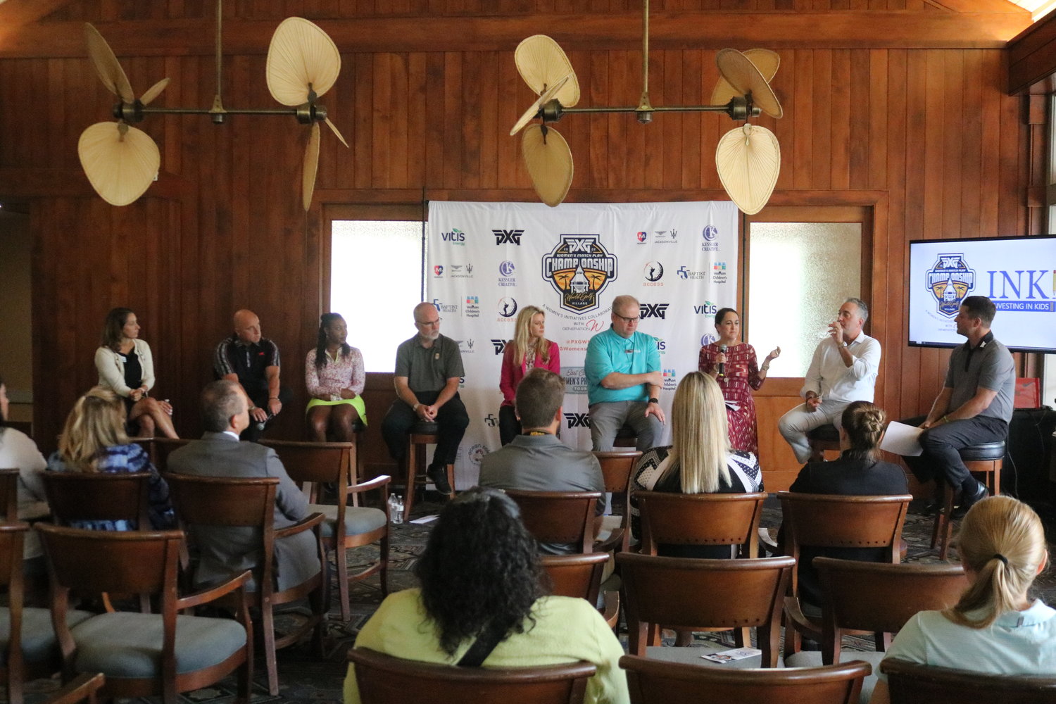A panel discussion was held at World Golf Village to officially preview the Second Annual PXG Women’s Match Play Championship scheduled for Nov. 1-6.